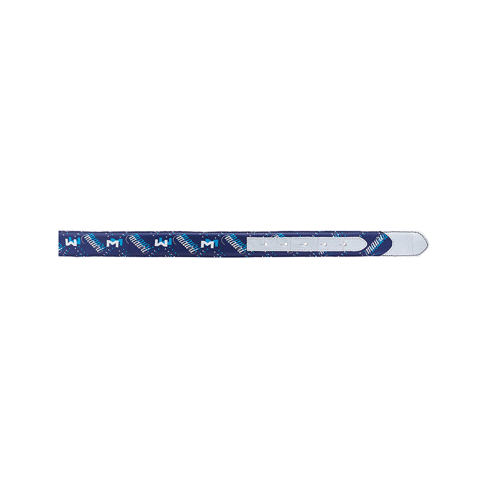 Mauri 0100/35 Baby Crocodile / Calfskin Belt White / M Shade Print Blue