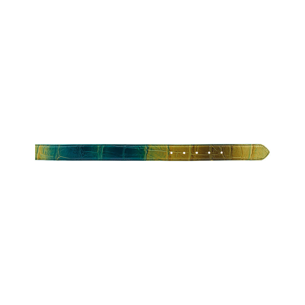 Mauri 0100/35 Body Alligator Belt Multi Green