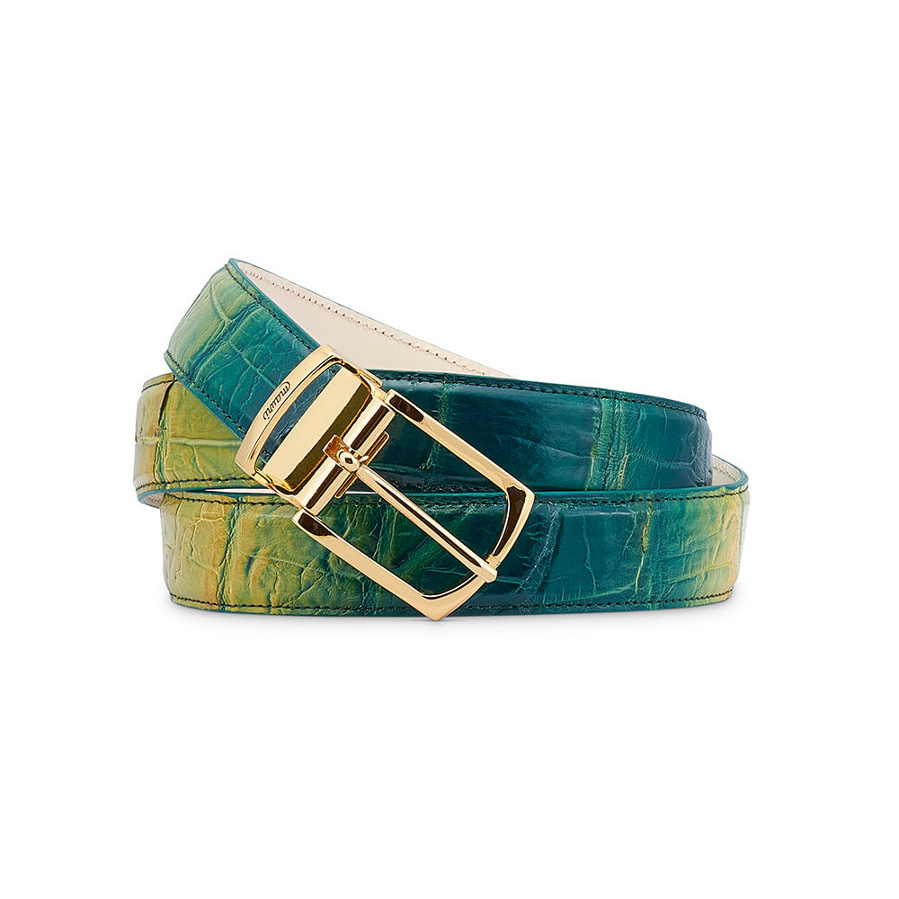 Mauri 0100/35 Body Alligator Belt Multi Green