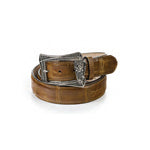 Mauri 0100-35 Body Alligator Belt Mustard