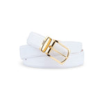 Mauri 0100/35 Body Alligator Belt White
