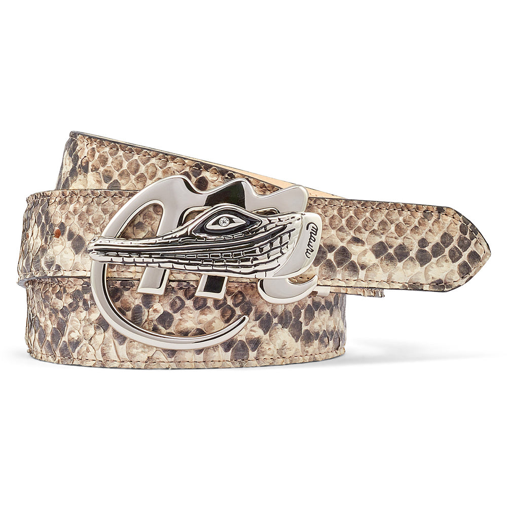 Mauri 0100/35 Python Belt Natural