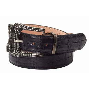 Mauri 100-35 Alligator Belt Black