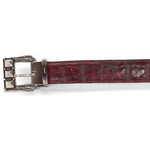 Mauri 100-35 Alligator Belt Burgundy
