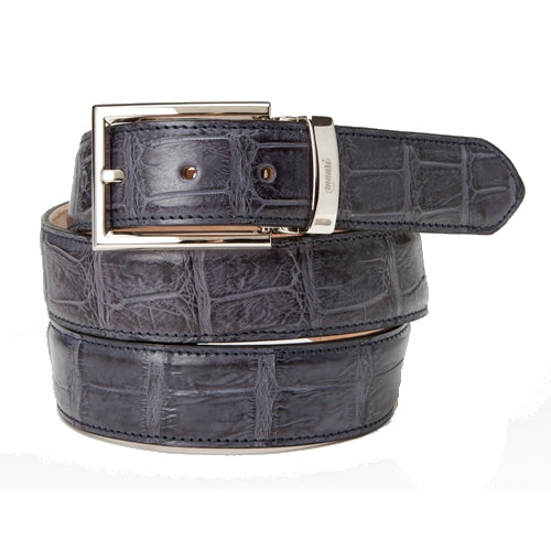 Mauri 100-35 Alligator Belt Medium Gray