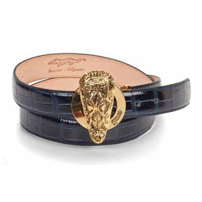 Mauri 100-35 Alligator Belt Wonder Blue
