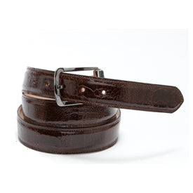 Mauri 100-35 Ostrich Leg Belt Sport Rust