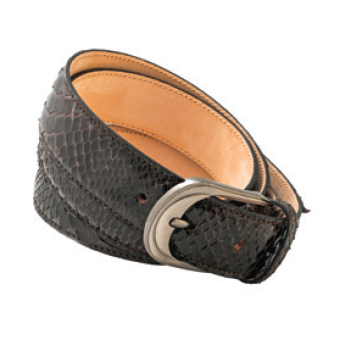 Mauri 100-35 Python Belt Brown