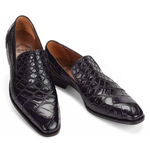 Mauri 1044 Adda Alligator Loafers Black