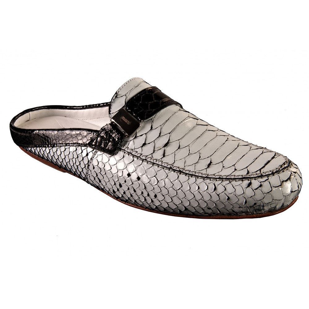 Mauri 13021 Python / Fabric Slip-on Malabo Black / White