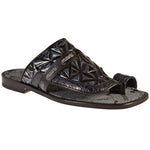 Mauri 1334 Frog / Fabric Scudo Sandals Blue