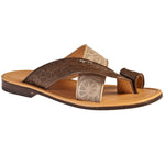 Mauri 1466/3 Karung Embossed Sandals Brown