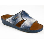 Mauri 1756/1 Ostrich Sandals White Multibrillant Blue