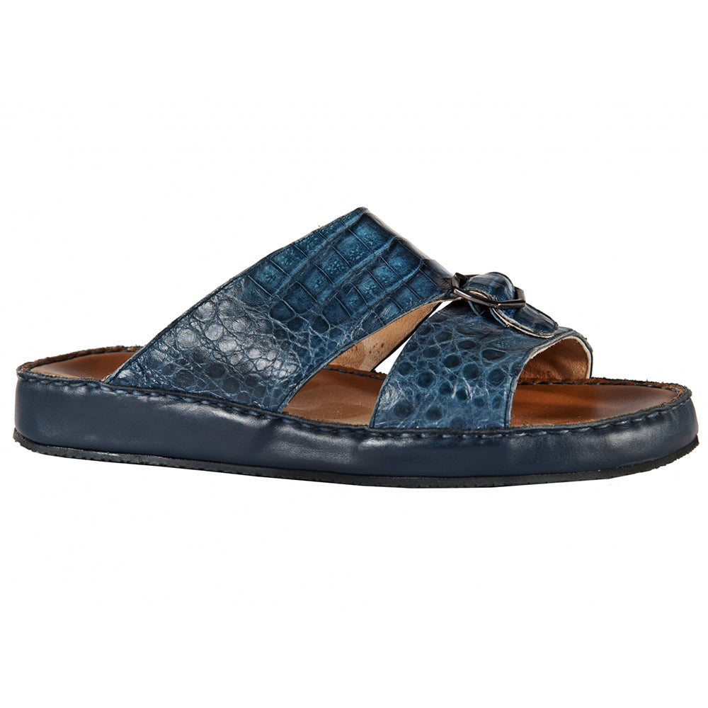 Mauri 1768/5 Baby Caiman Sandals Wonder Blue