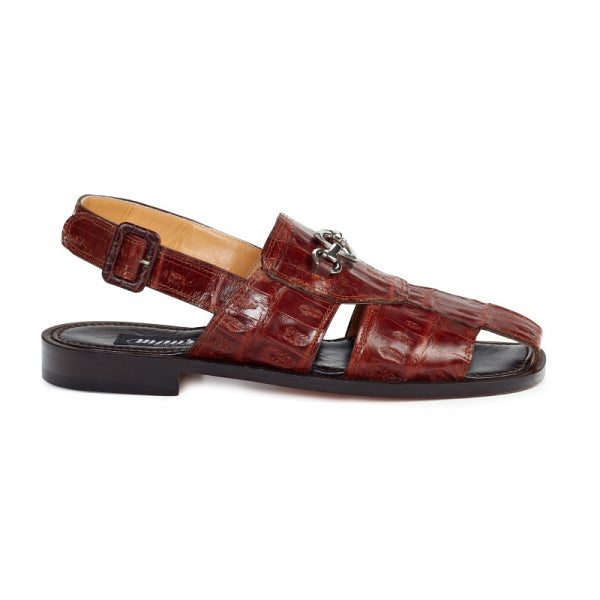 Mauri 1880 Marzio Baby Crocodile Sandals (Special Order)