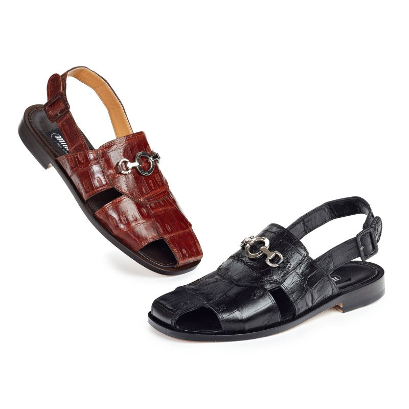Mauri 1880 Marzio Baby Crocodile Sandals