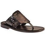 Mauri 1988 Nappa / Pony / Fabric Sandals Silver / Black