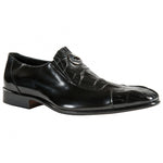 Mauri 3077 Baby Crocodile / Dover Shoes Black