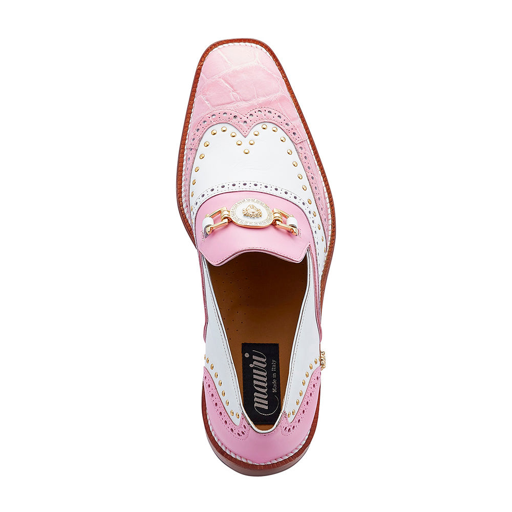 Mauri 3092 Alligator Shoes Taste of Berry / White