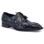 Mauri 3094 Hornback & Crocodile Shoes Black