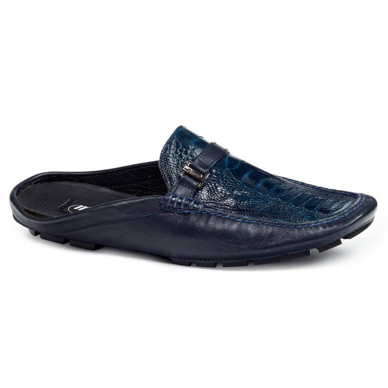 Mauri 3127 S Ostrich Leg & Nappa Sandals Blue