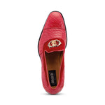 Mauri 3215 Velvet / Alligator Shoes Red