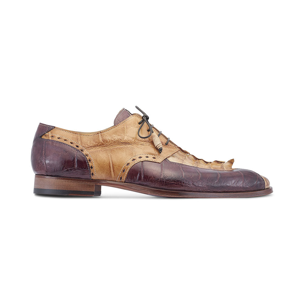 Mauri 3237 Groove Alligator / Hornback Tail Shoes Bone / T. Moro