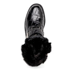Mauri 3240 Smoke Alligator/ Mink/ Nappa Boots Black (Special Order)