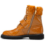 Mauri 3240 Smoke Alligator/ Mink/ Nappa Boots Toffee (Special Order)
