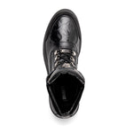 Mauri 3271 Renegade Nabuk/ Nappa/ Baby Croc Boots Black