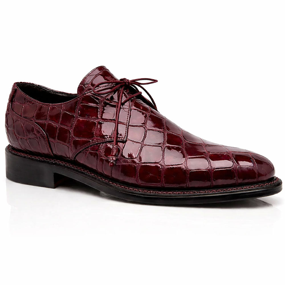 Mauri 3281/4 Alligator Dress Derby Ruby Red