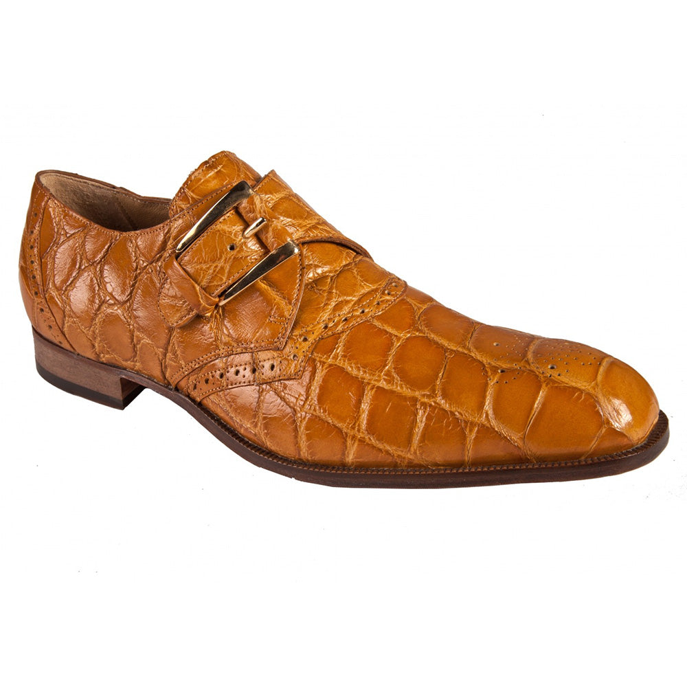 Mauri 3281 Genuine Alligator Shoes Toffee