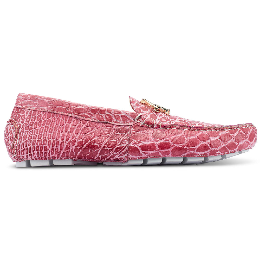 Mauri 3405/1 Scenic Alligator Loafers Ruby Red / Pink