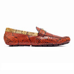 Mauri 3448 Python Driver Loafer Gold / Dune