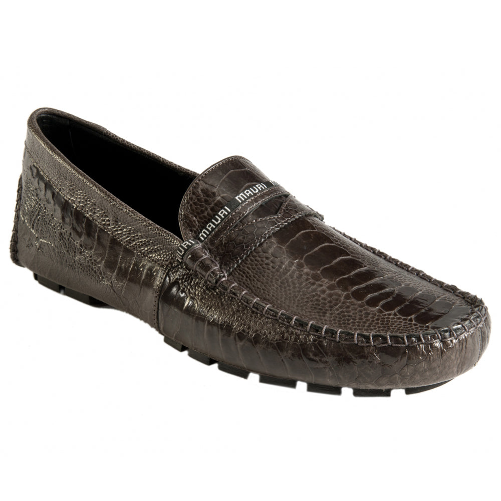 Mauri 3482 Ostrich Leg Dress Shoes Agate Grey