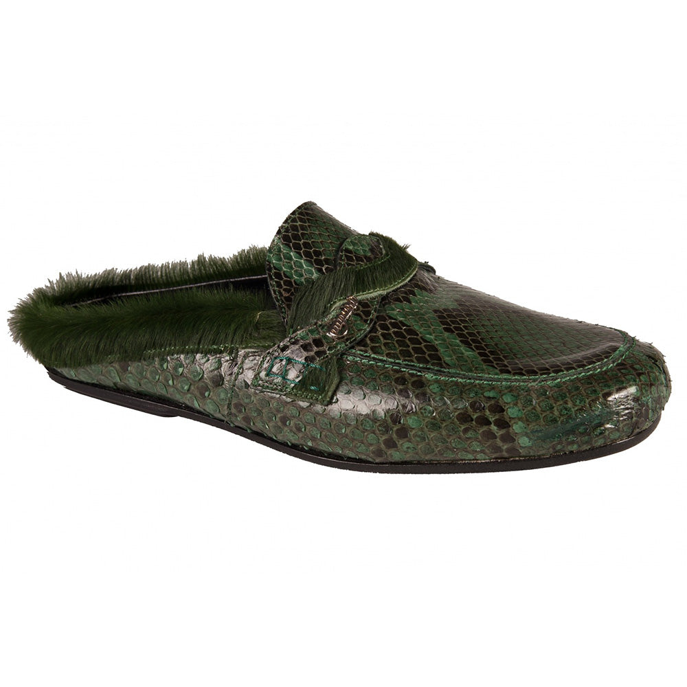 Mauri 3504 Python / Pony Slip-on Forest Green