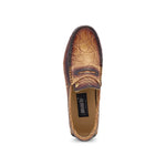 Mauri 3517/1 Sprinter Alligator Driving Shoes Dune / Gold