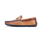 Mauri 3517/1 Sprinter Alligator Driving Shoes Dune / Gold