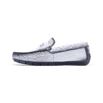 Mauri 3517/1 Sprinter Alligator Driving Shoes White / Black