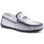 Mauri 3517/1 Sprinter Alligator Driving Shoes White / Black