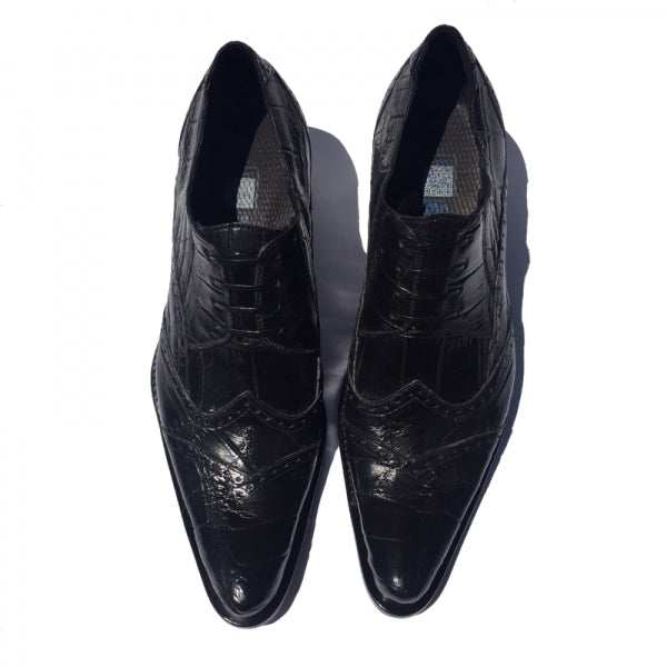 Mauri 44223 Heat Alligator Ankle Boot Black  (Special Order)