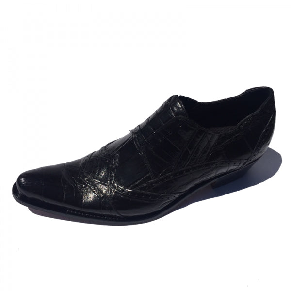 Mauri 44223 Heat Alligator Ankle Boot Black