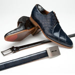 Mauri 4580 Bernini Alligator Derby Shoes