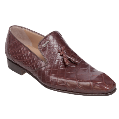 Mauri 4585-4 Alligator Tassel Loafers Golden Brown (SPECIAL ORDER)