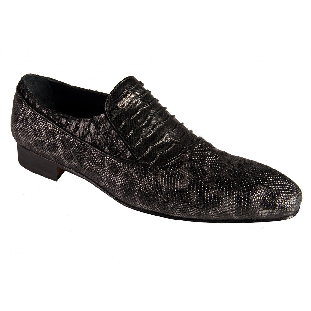 Mauri 4677/3 Fabric Gray / Karung Plisse Ondina Black