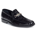 Mauri 4692 Alligator Bit Loafers Wonder Black