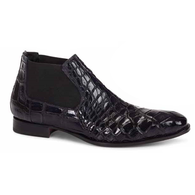 Mauri 4755 Affari Alligator Boots Black