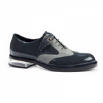 Mauri 4781 Tacito Suede & Calfskin & Croc Wingtip Shoes Gray (Special Order)