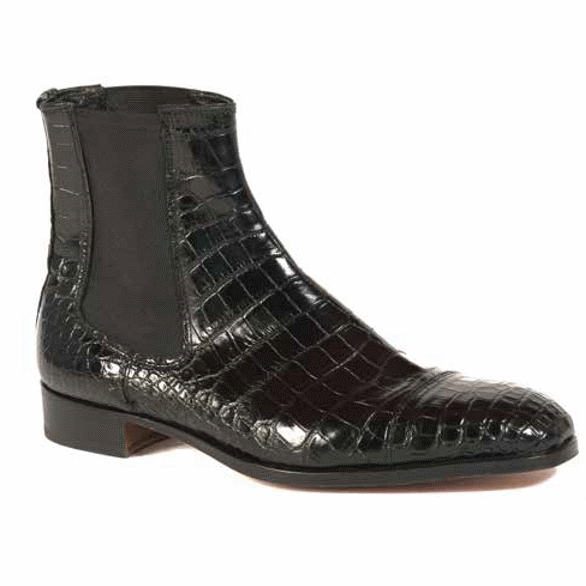 Mauri 4795 Alligator Boots Black