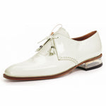 Mauri 4801 Mantegna Patent Leather Shoes White